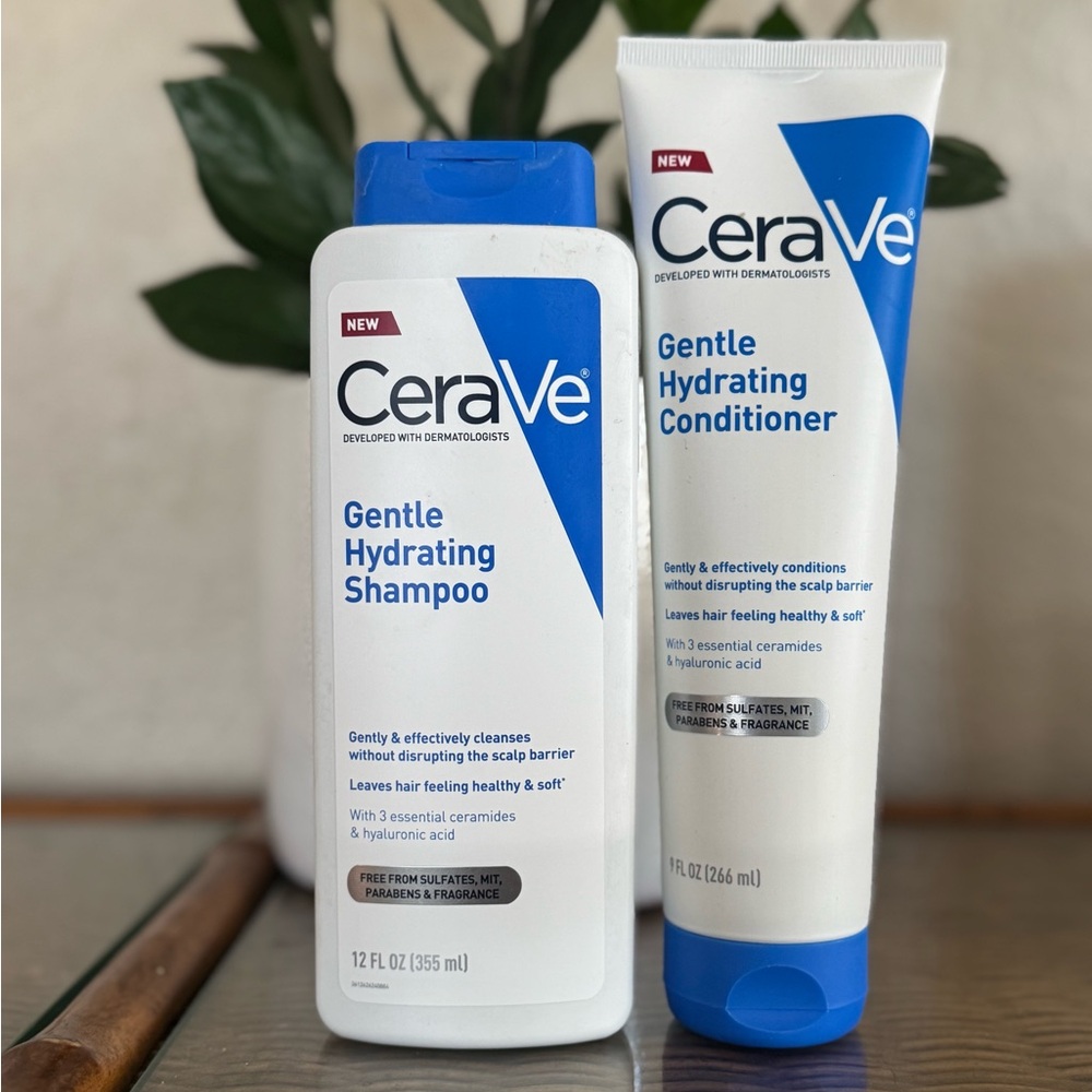 Cerave Gentle Hydrating Hair Care Duo (shampoo and conditioner)